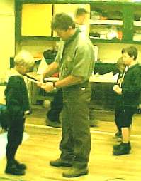 Beavers Miving Up Ceromony December  2003 - 