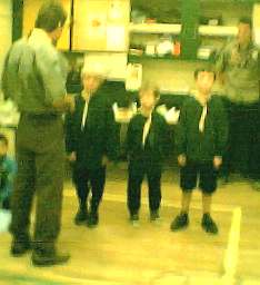 Beavers Miving Up Ceromony December  2003 - 