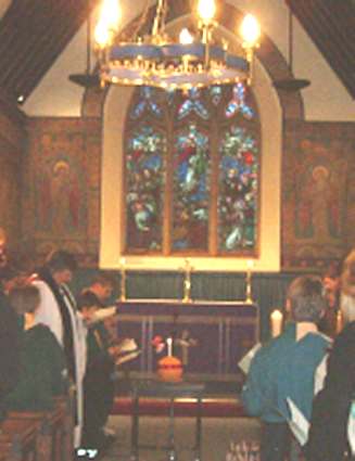 Christingle (Traditional Carols) Service at Stubbings Church -  2003