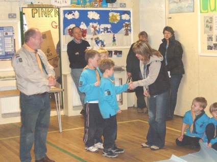 Beavers Moving Up Ceromony March 2004 