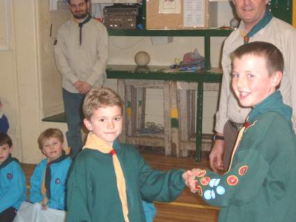 Beavers Moving Up Ceromony March 2004 
