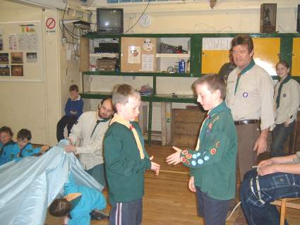 Beavers Moving Up Ceromony March 2004 