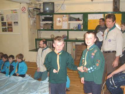 Beavers Moving Up Ceromony March 2004 