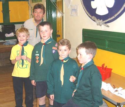 Beavers Moving Up Ceromony March 2004 
