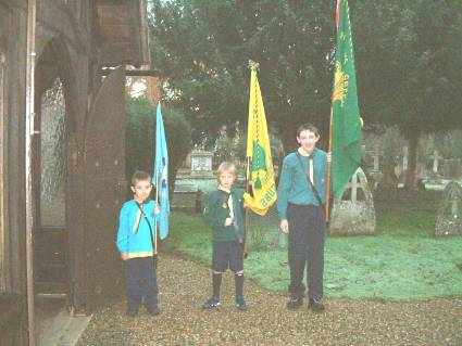 Christingle (Traditional Carols) Service at Stubbings Church -  2005