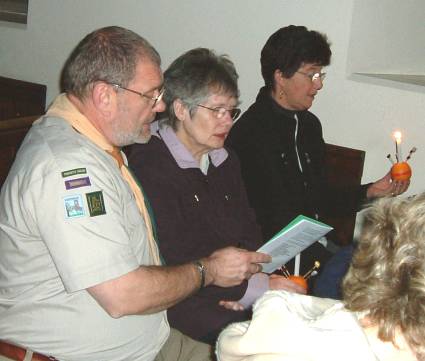 Christingle (Traditional Carols) Service at Stubbings Church -  2005