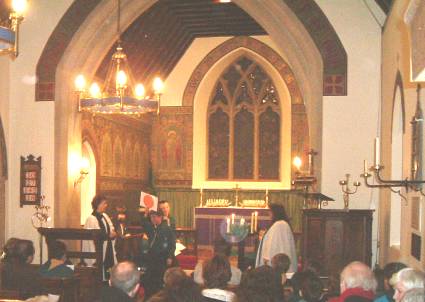 Christingle (Traditional Carols) Service at Stubbings Church -  2005