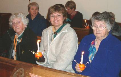 Christingle (Traditional Carols) Service at Stubbings Church -  2005
