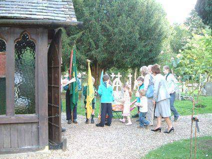 Harvest Festival 2005 - Pinkneys Green Scouts