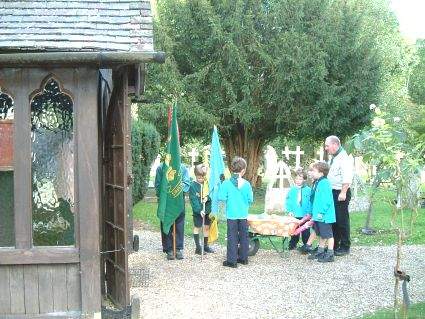 Harvest Festival 2005 - Pinkneys Green Scouts