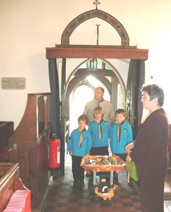 Harvest Festival 2005 - Pinkneys Green Scouts