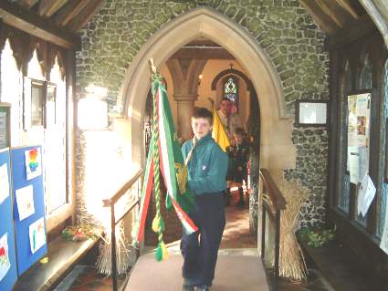Harvest Festival 2005 - Pinkneys Green Scouts