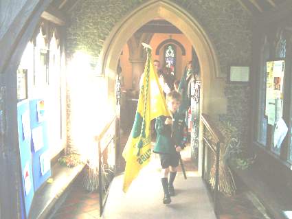 Harvest Festival 2005 - Pinkneys Green Scouts