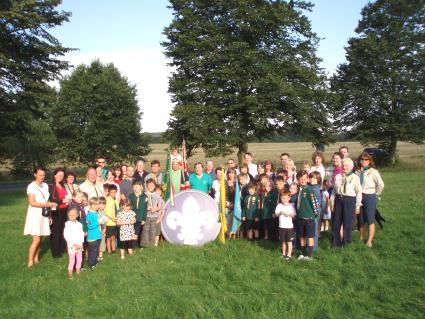 2007 Scouting Sunrise 8am, out Side Pinkneys Green Scouts HQ