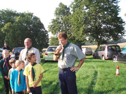 2007 Scouting Sunrise 8am, out Side Pinkneys Green Scouts HQ