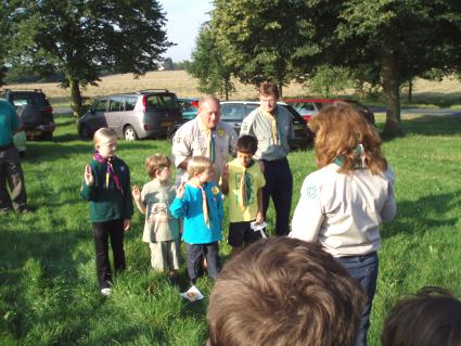 2007 Scouting Sunrise 8am, out Side Pinkneys Green Scouts HQ
