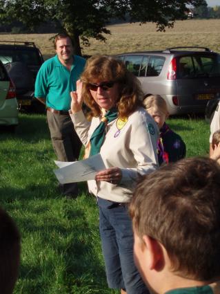 2007 Scouting Sunrise 8am, out Side Pinkneys Green Scouts HQ