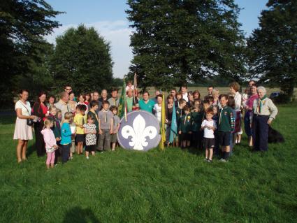 2007 Scouting Sunrise 8am, out Side Pinkneys Green Scouts HQ