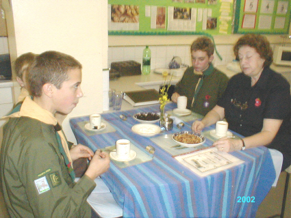 District Chef Cooking Competition 2002 - Doreen Cutler was PG teams Guest 