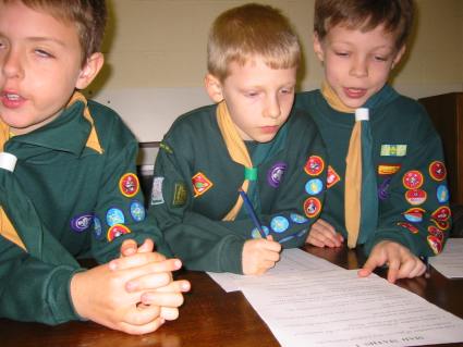 County Quiz Competition 2006  - Pinkneys Green Cub Scouts