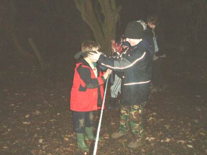 Scouts Run Cub Meeting at Half Term on the Green & in the Woods