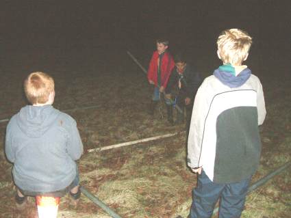 Scouts Run Cub Meeting at Half Term on the Green & in the Woods