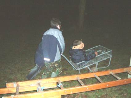Scouts Run Cub Meeting at Half Term on the Green & in the Woods