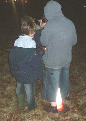 Scouts Run Cub Meeting at Half Term on the Green & in the Woods