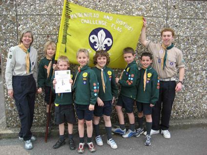 District Flag Competition 2007 - Pinkneys Green Cub Scouts