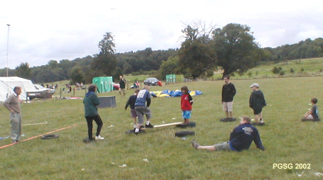 Group Camp 2002 - Challenge Mine field