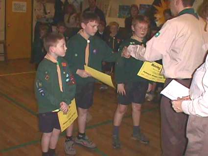 Moving Up Ceremony 4th February 2004