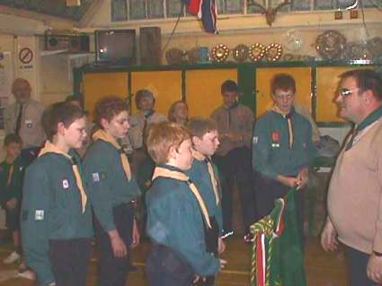 Moving Up Ceremony 4th February 2004