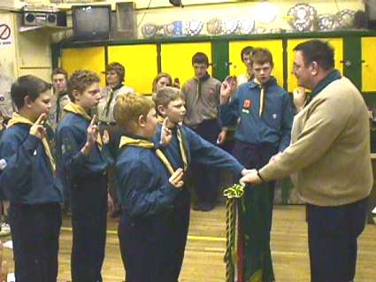 Moving Up Ceremony 4th February 2004