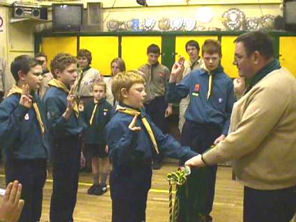 Moving Up Ceremony 4th February 2004