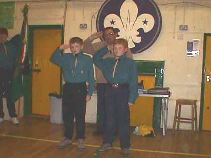 Moving Up Ceremony 4th February 2004