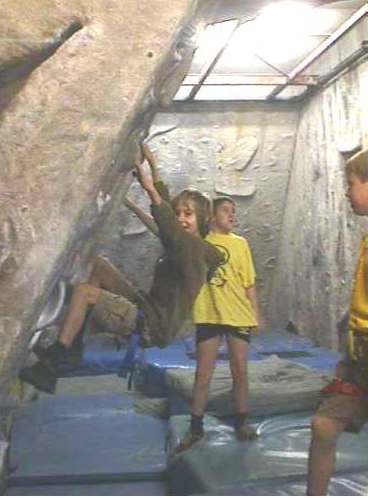 Older Scout Activity Weekend -  2003 - Climbing at Brunel