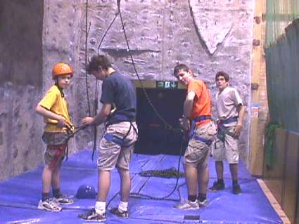 Older Scout Activity Weekend -  2003 - Climbing at Brunel