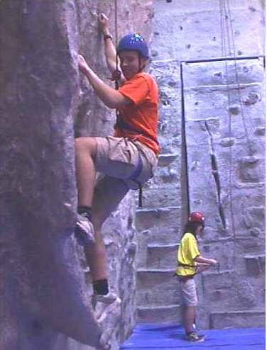 Older Scout Activity Weekend -  2003 - Climbing at Brunel