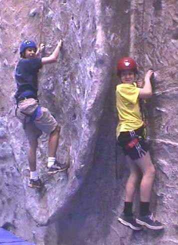 Older Scout Activity Weekend -  2003 - Climbing at Brunel