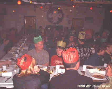 Troop Dinner 2001