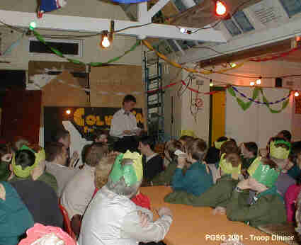 Troop Dinner 2001