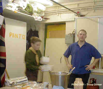Troop Dinner 2001