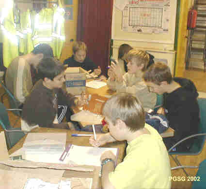 Older Scout Course 2002 - Yellow Jackets have been hung up
