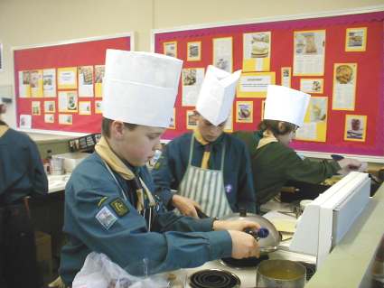 County Cooking Competition -  2004 - Pinkneys Green Scouts