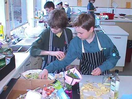 Chef Cooking Competition -  2004 - Pinkneys Green Scouts