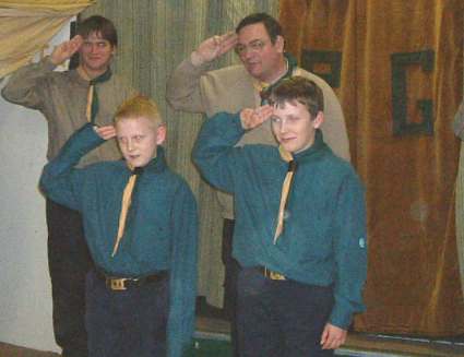 Scout Investiture 27th February 2004
