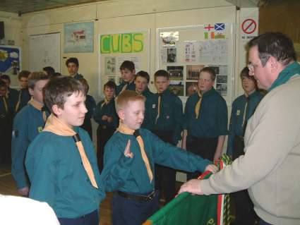 Scout Investiture 27th February 2004