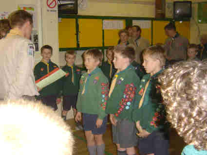 Scout Investiture 21st April 2004