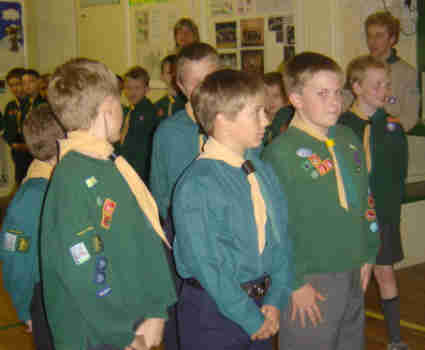 Scout Investiture 21st April 2004