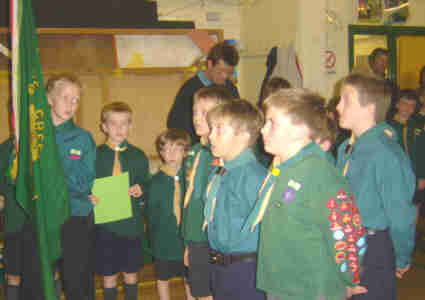 Scout Investiture 21st April 2004